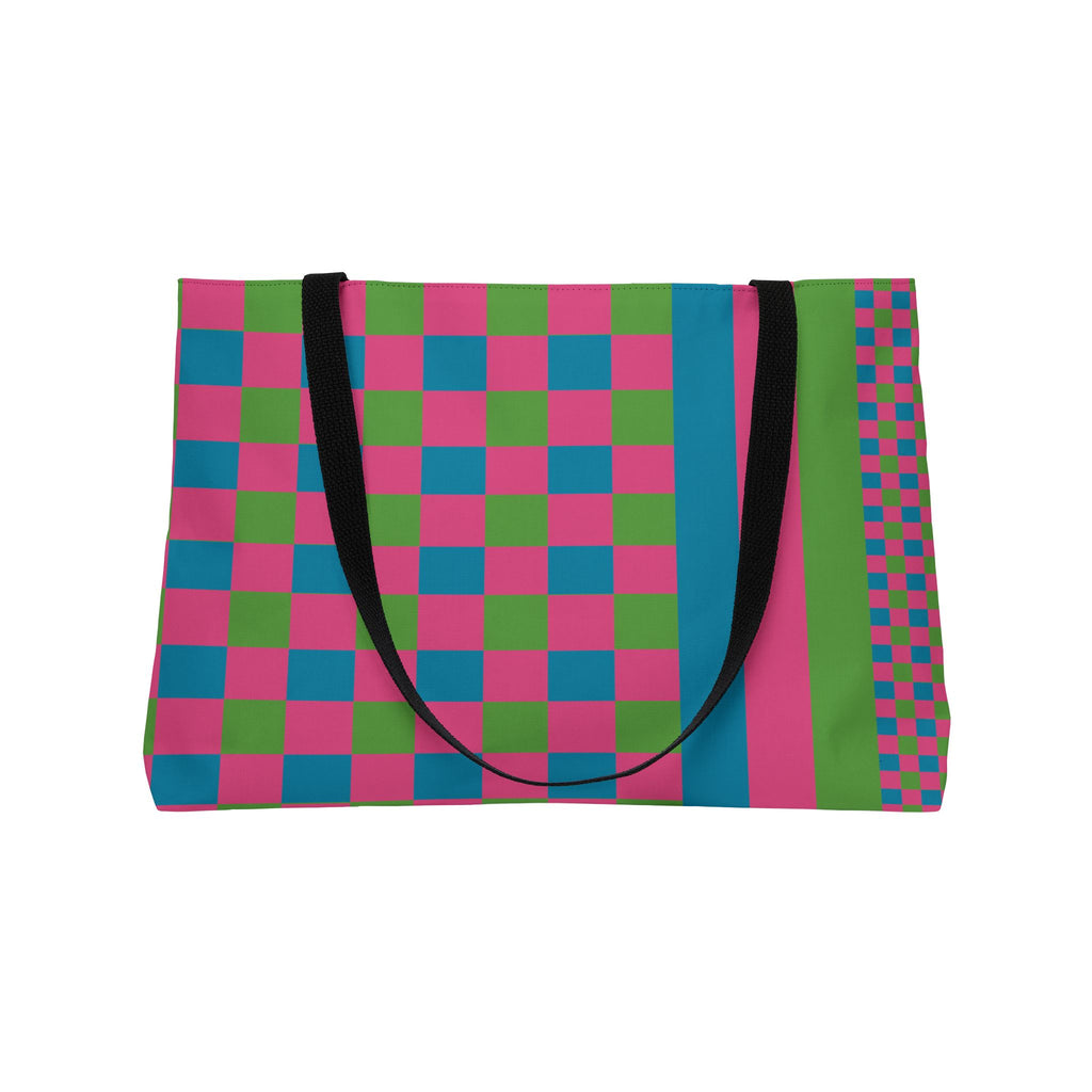 Colorblock Tote Bag