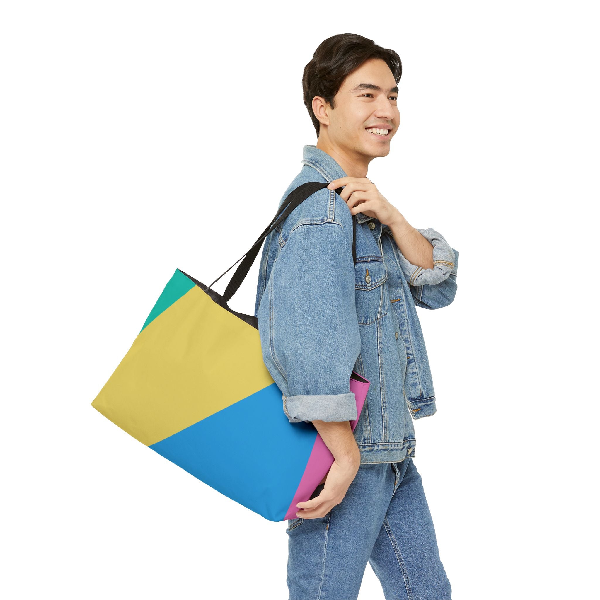 Colorblock Tote Bag