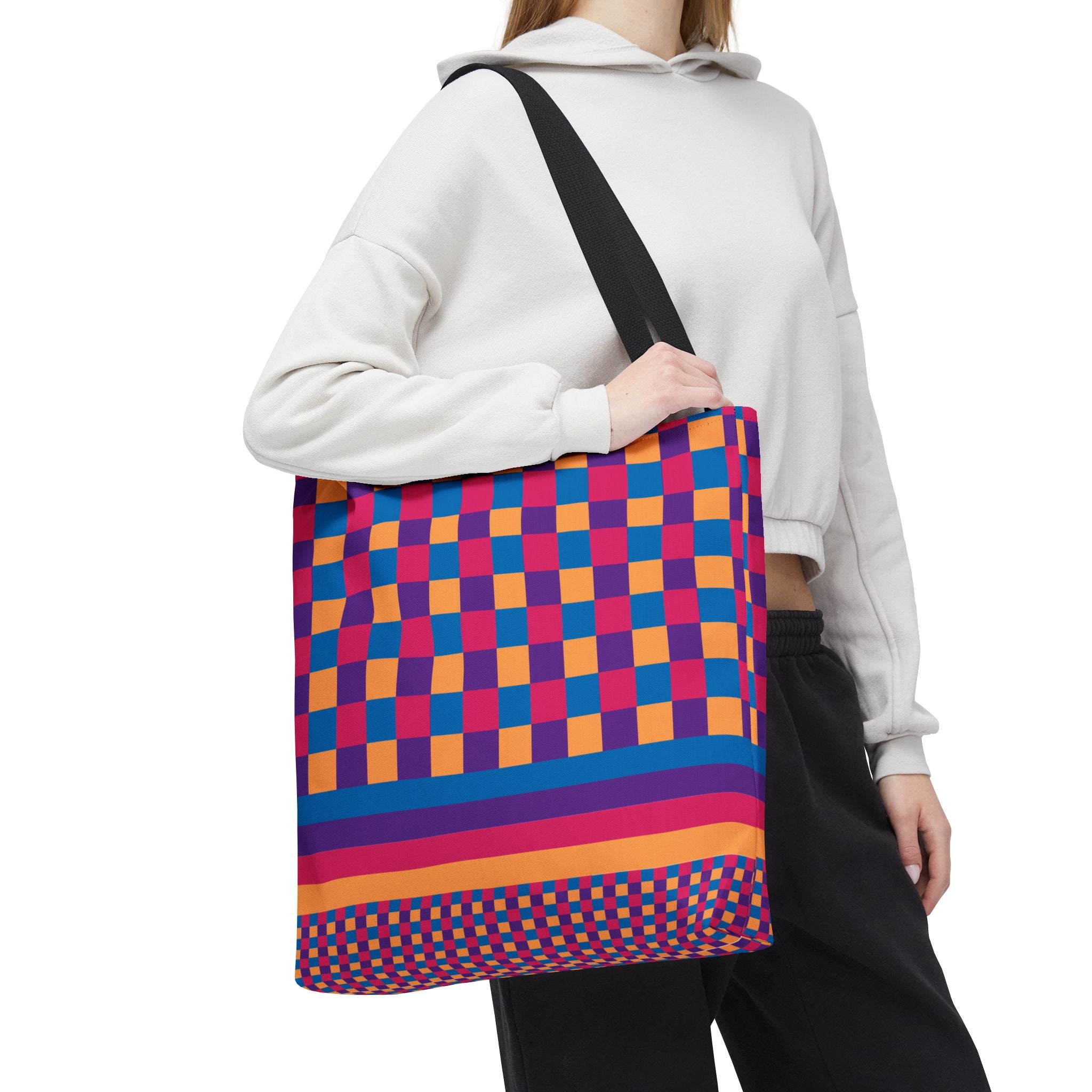 Colorblock Tote Bag