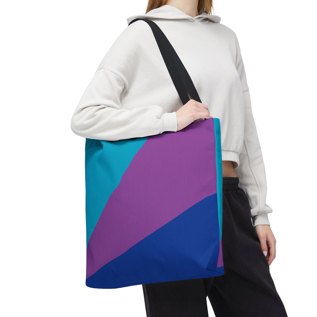 Colorblock Tote Bag