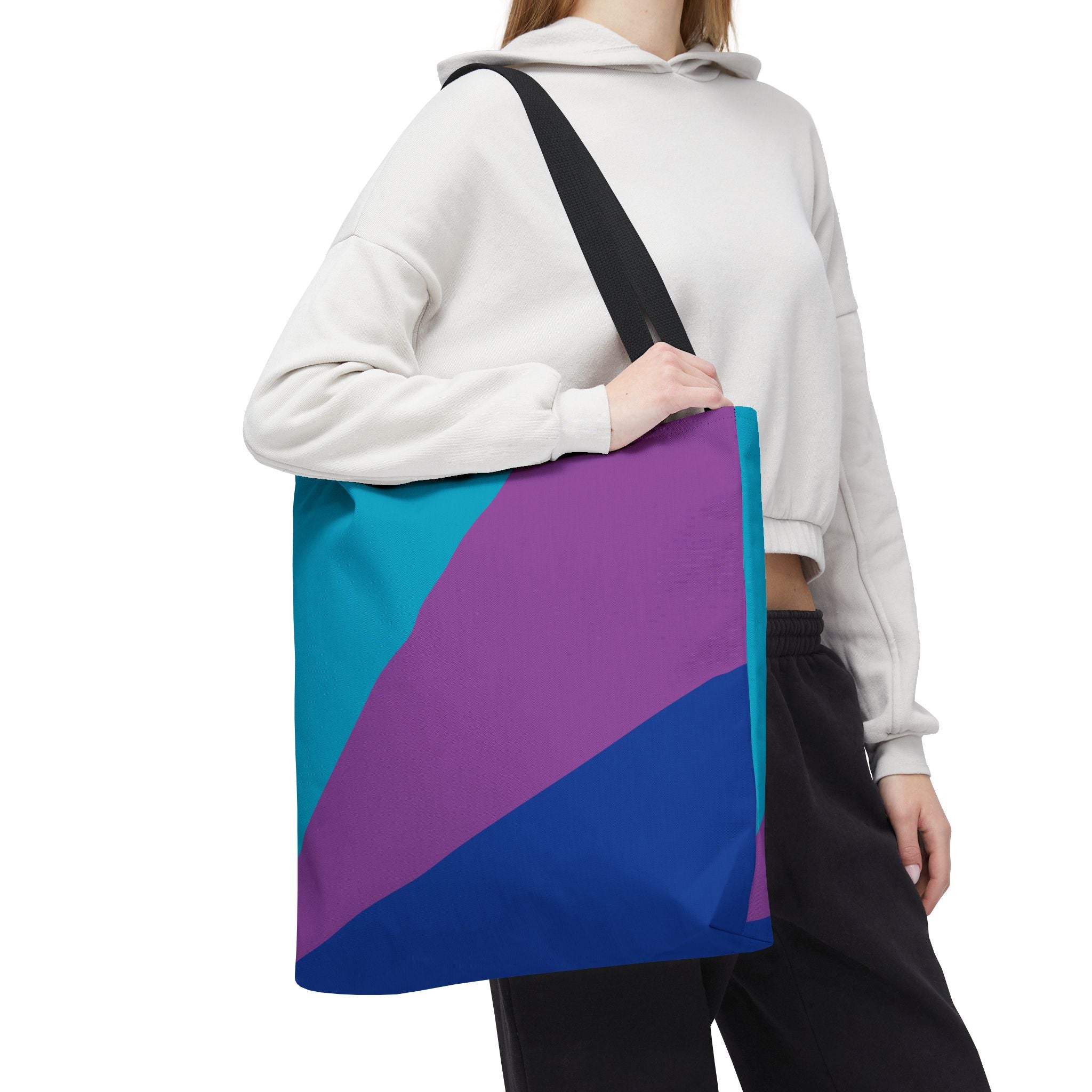 Colorblock Tote Bag