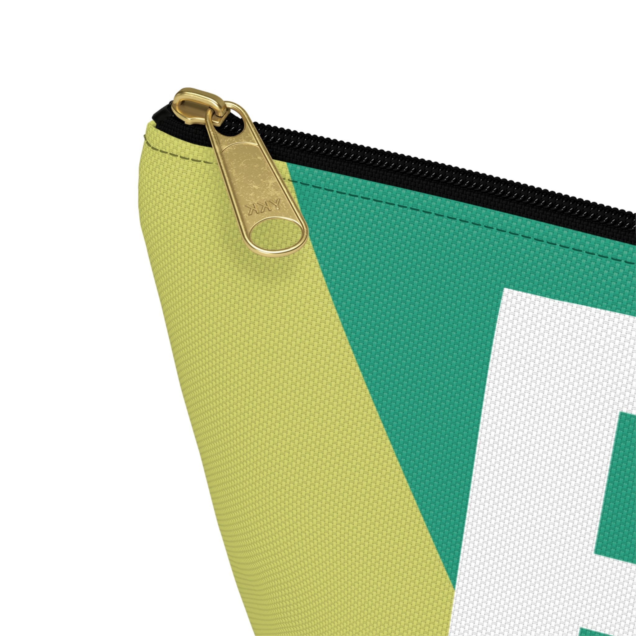 Initials Colorblock Accessory Pouch — Monogram B T-Bottom Cosmetic Bag