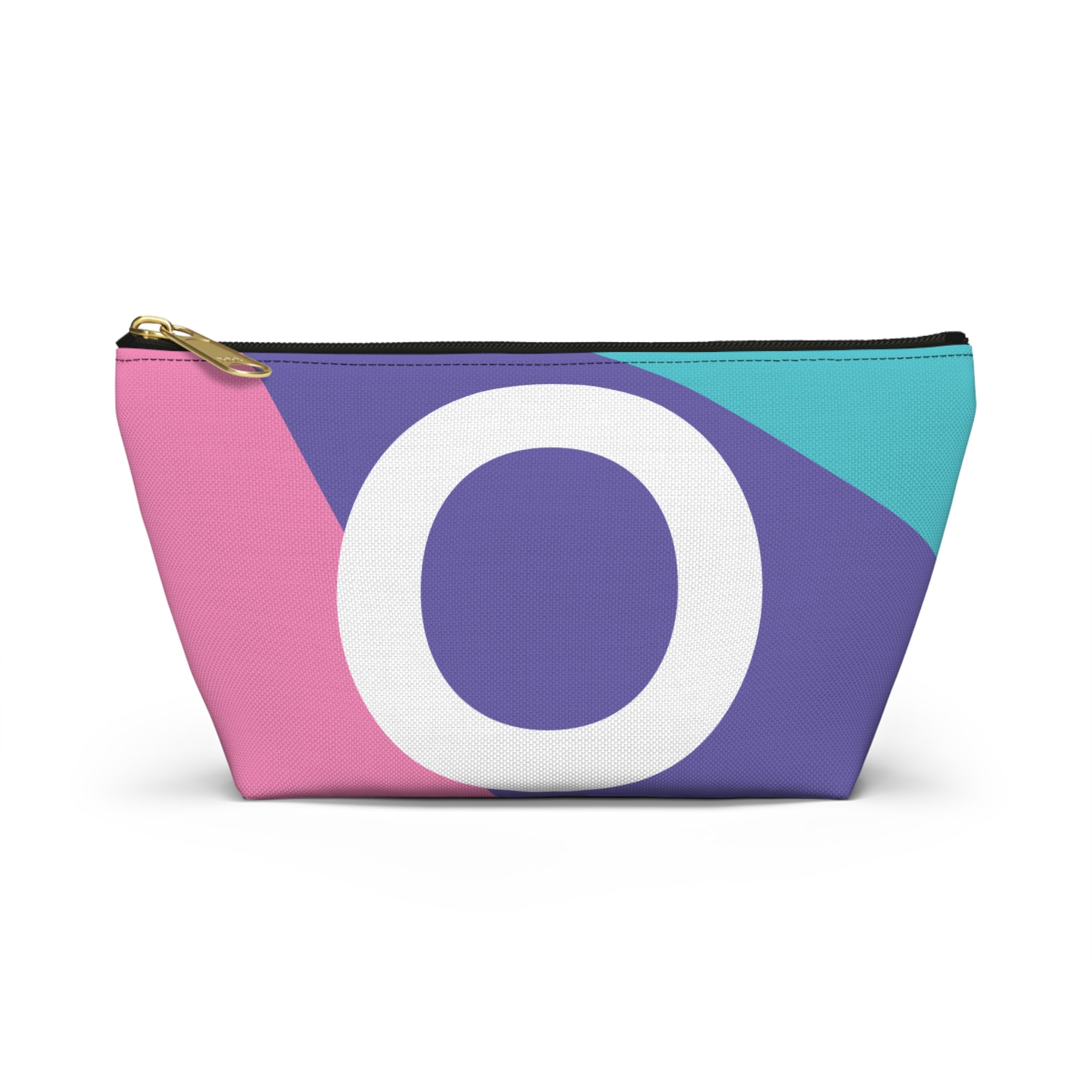 Colorblock Accessory Pouch — Monogram O T-Bottom Cosmetic Bag
