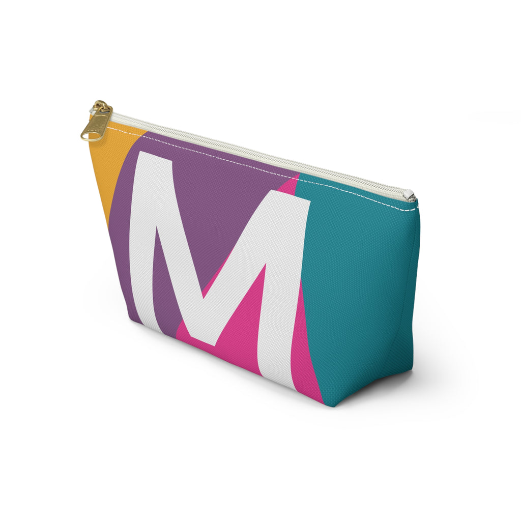 Colorblock Accessory Pouch — Monogram M T-Bottom Cosmetic Bag