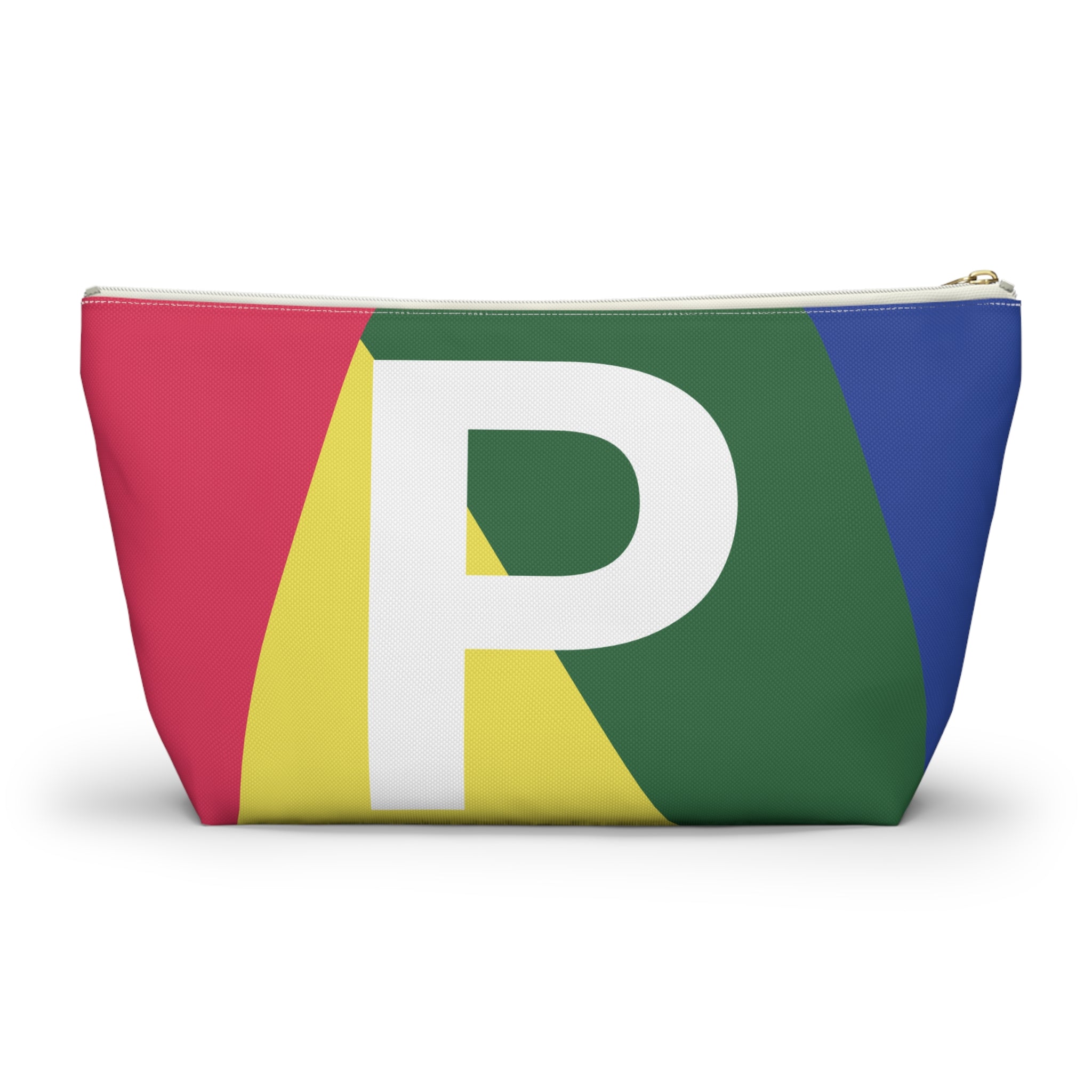 Colorblock Accessory Pouch — Monogram P T-Bottom Cosmetic Bag