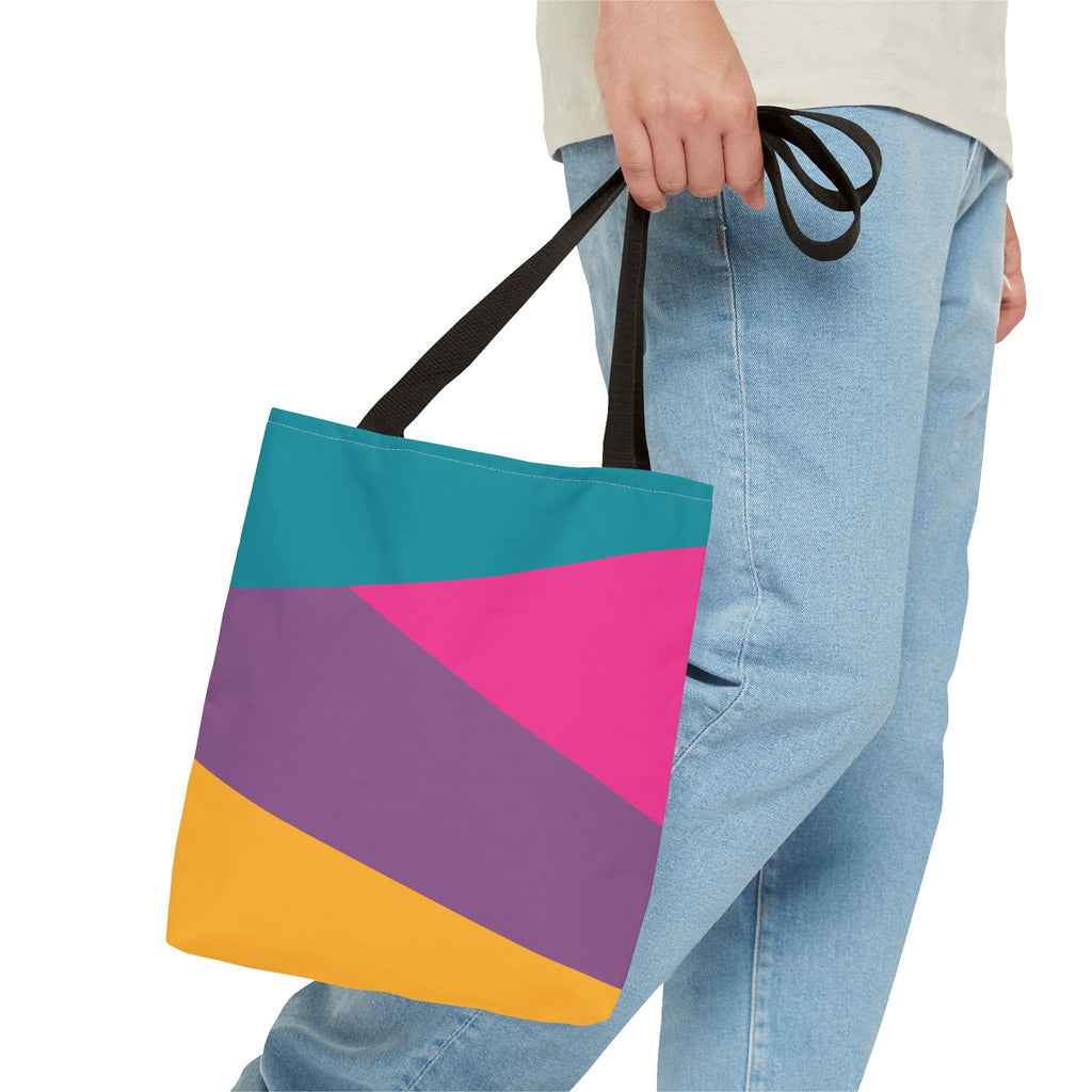 Colorblock Tote Bag