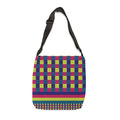Colorblock Geometric Tote Bag
