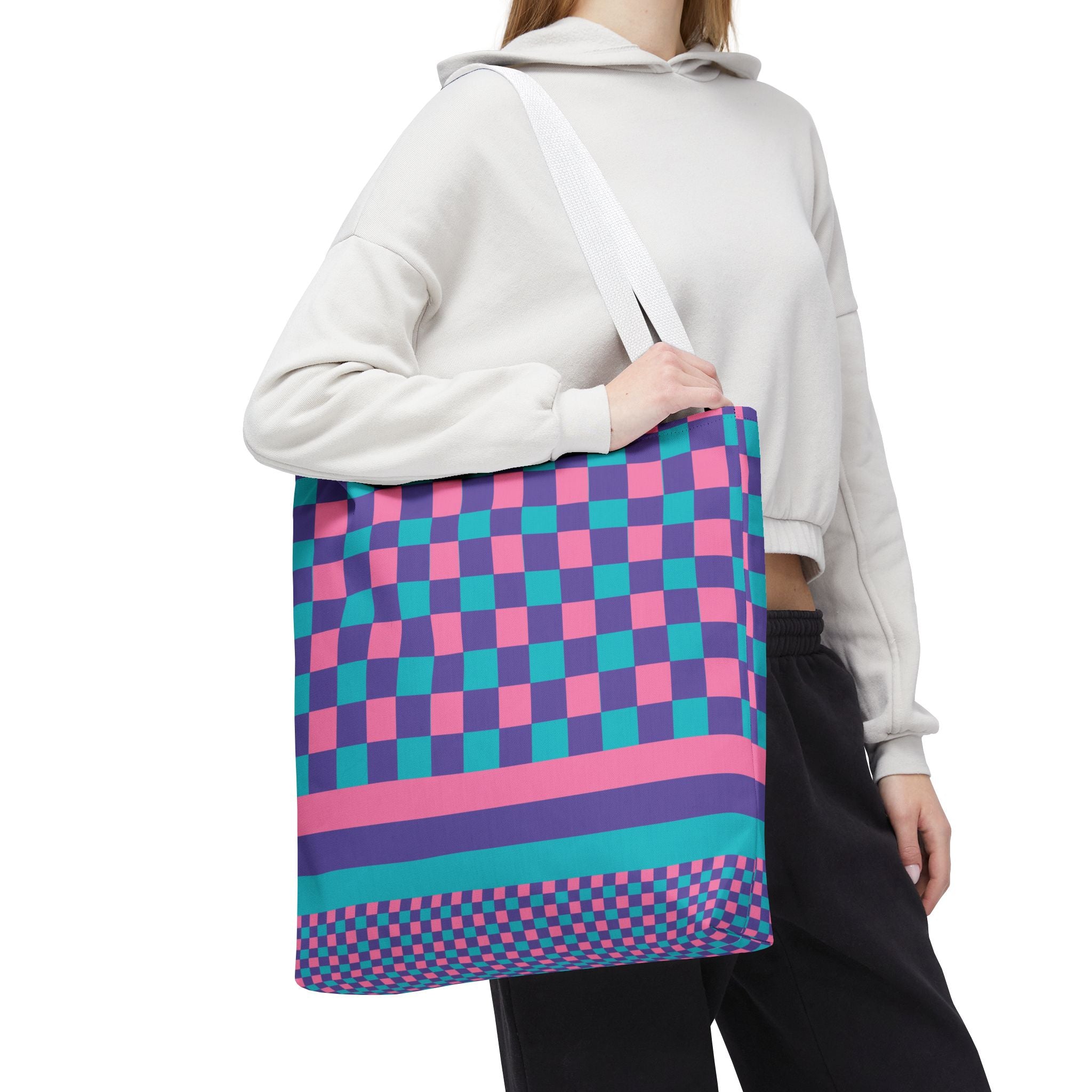 Colorblock Tote Bag