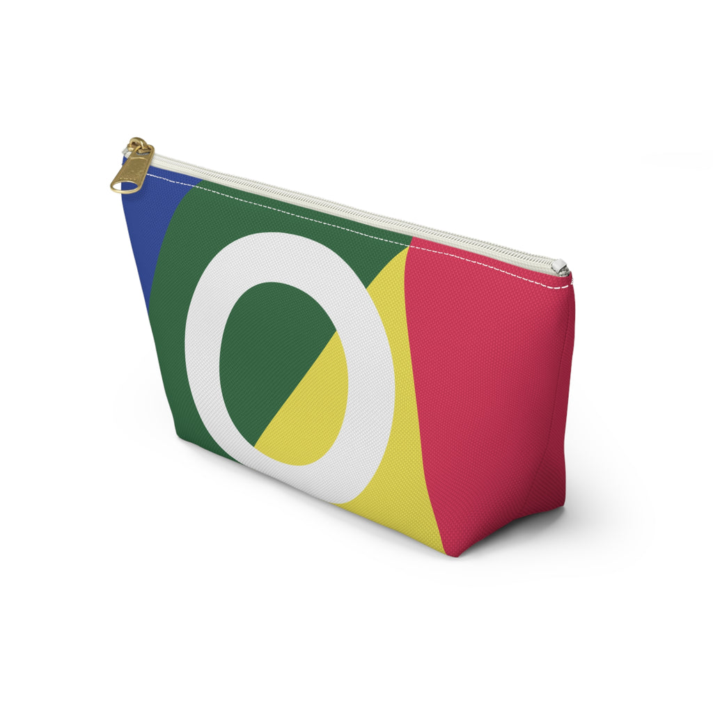 Colorblock Accessory Pouch — Monogram O T-Bottom Cosmetic Bag