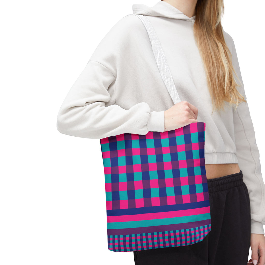 Colorblock Tote Bag