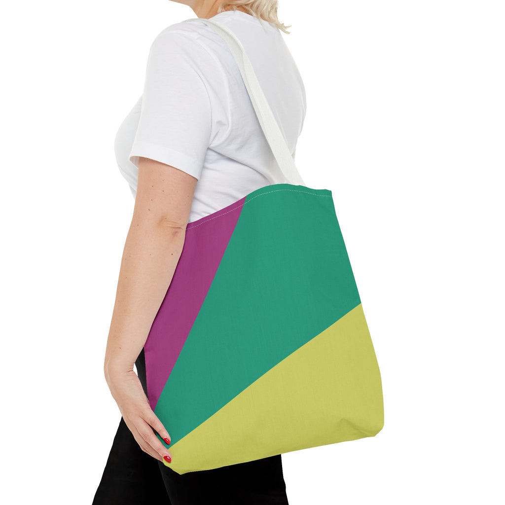 Colorblock Tote Bag