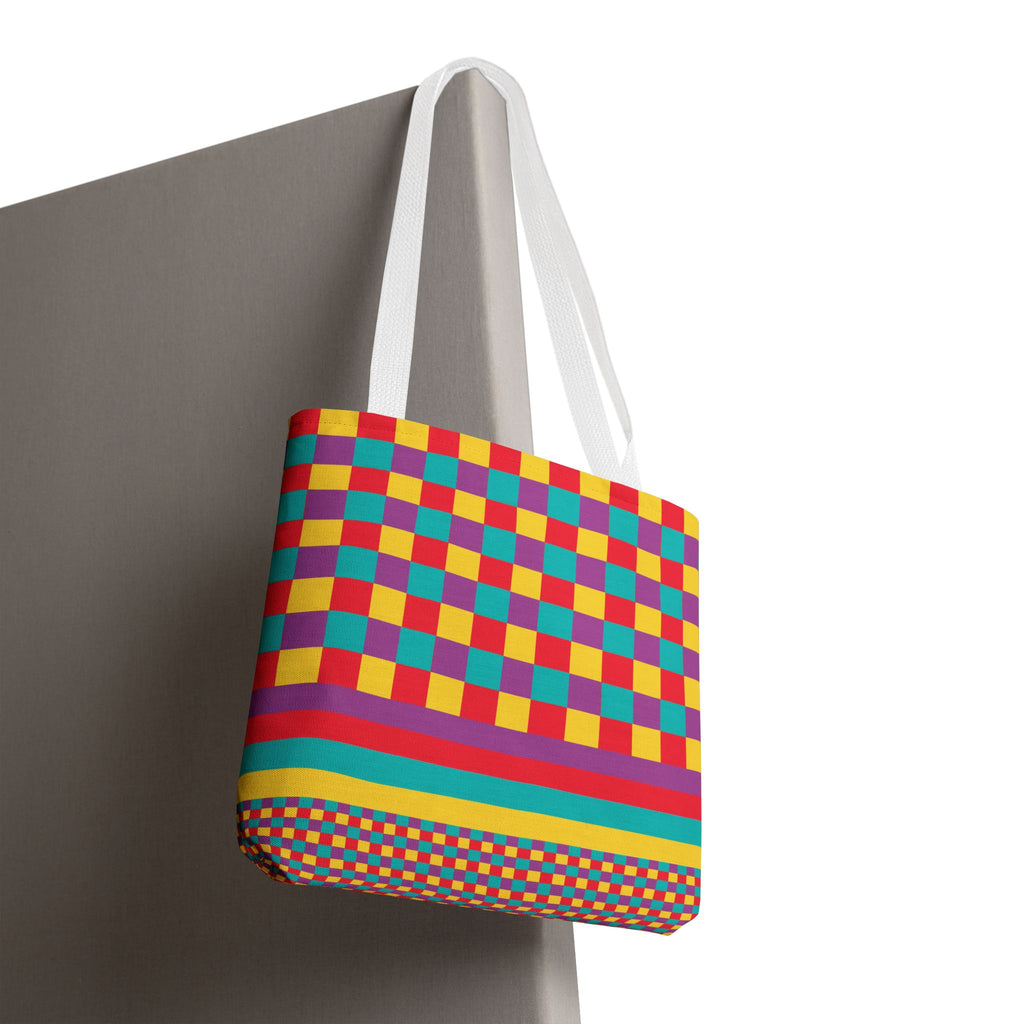 Colorblock Tote Bag