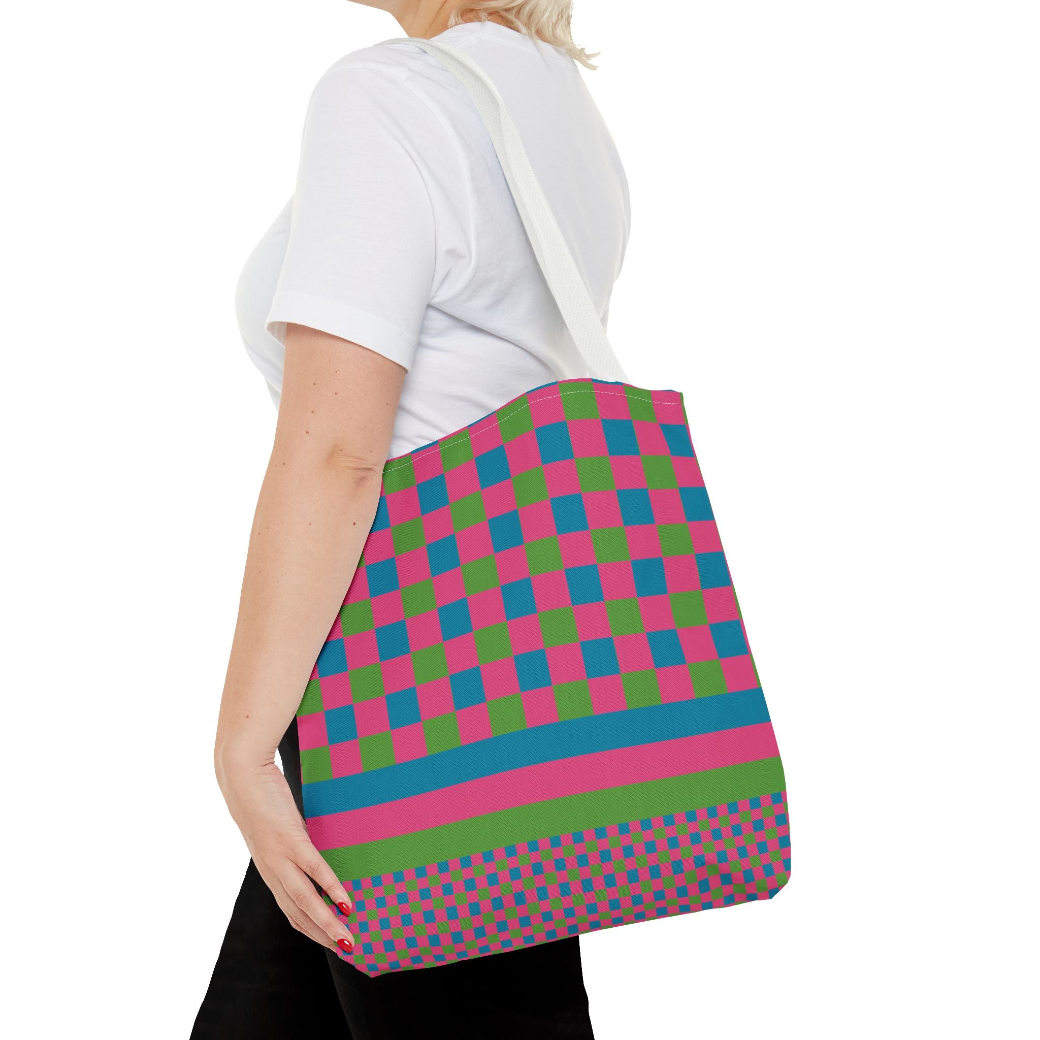 Colorblock Tote Bag