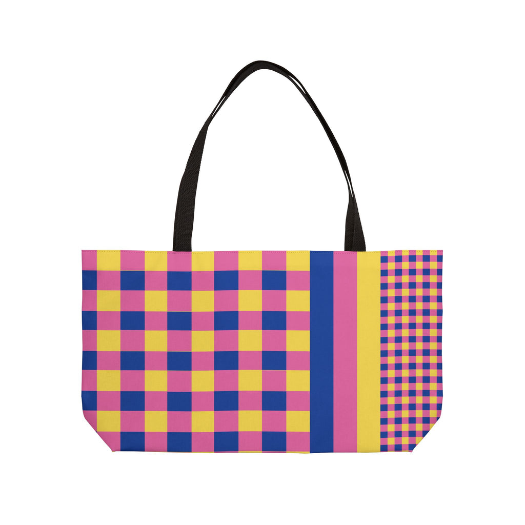 Colorblock Tote Bag