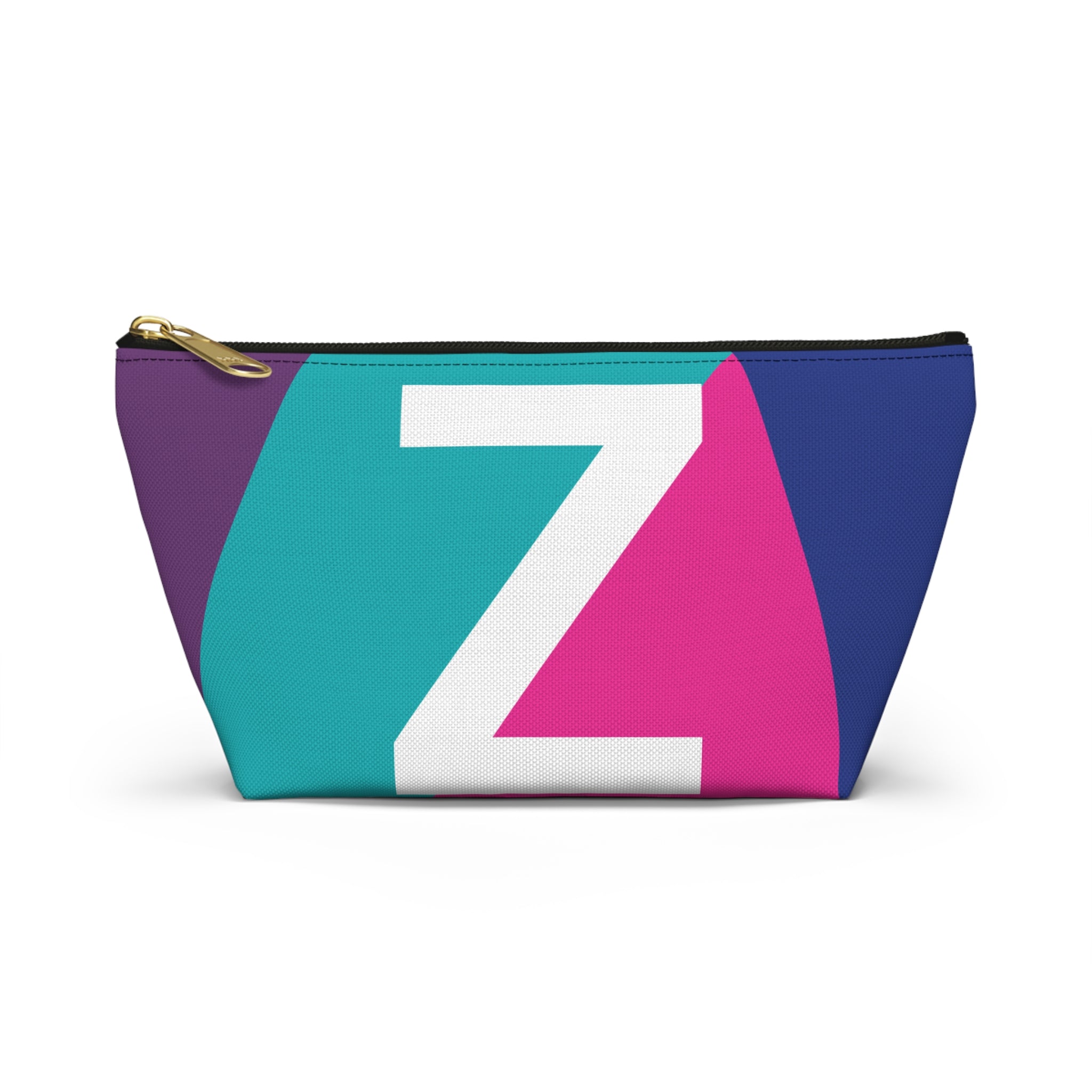 Colorblock Accessory Pouch — Monogram Z T-Bottom Cosmetic Bag
