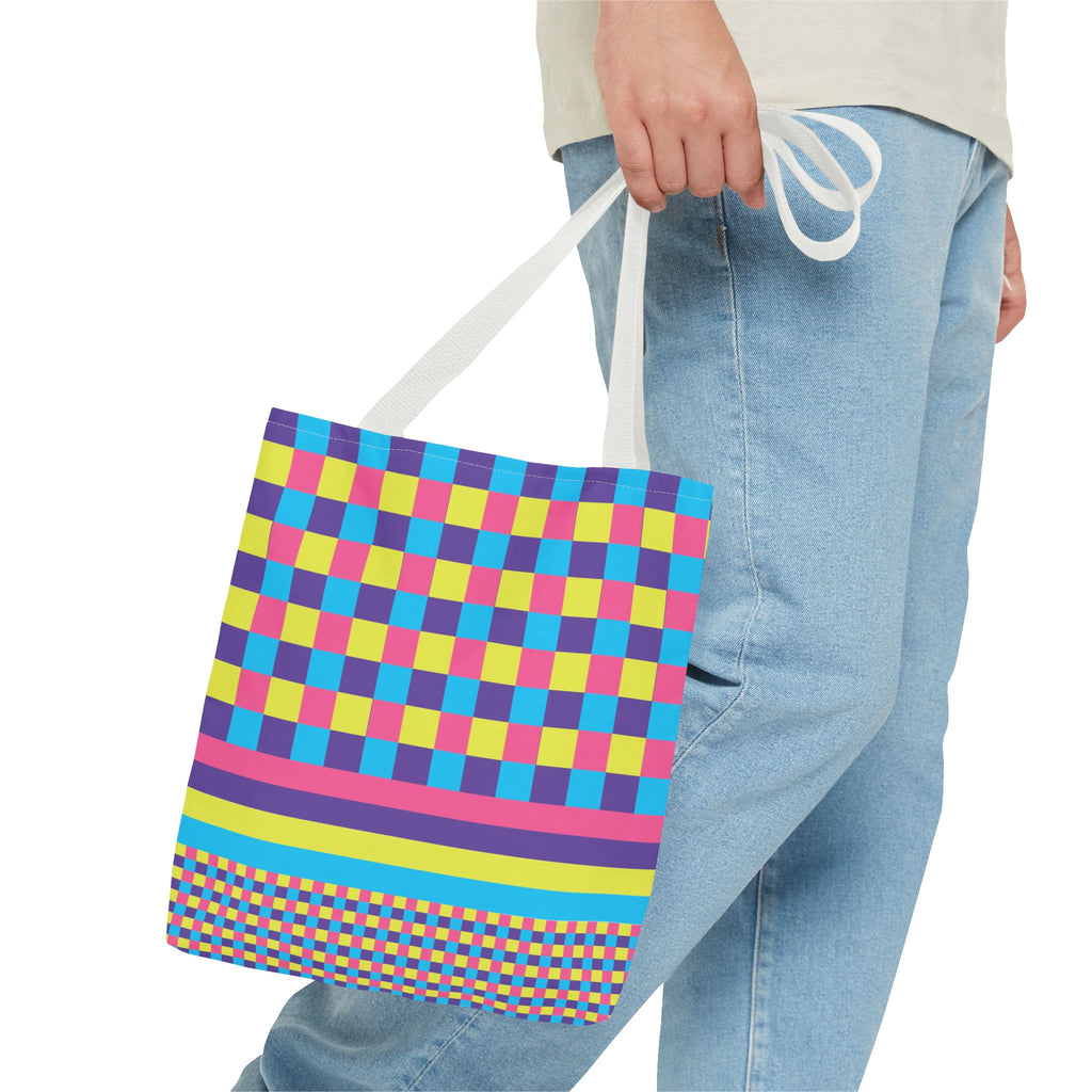 Colorblock Tote Bag