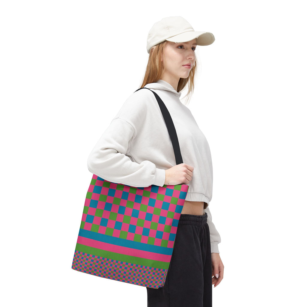 Colorblock Tote Bag
