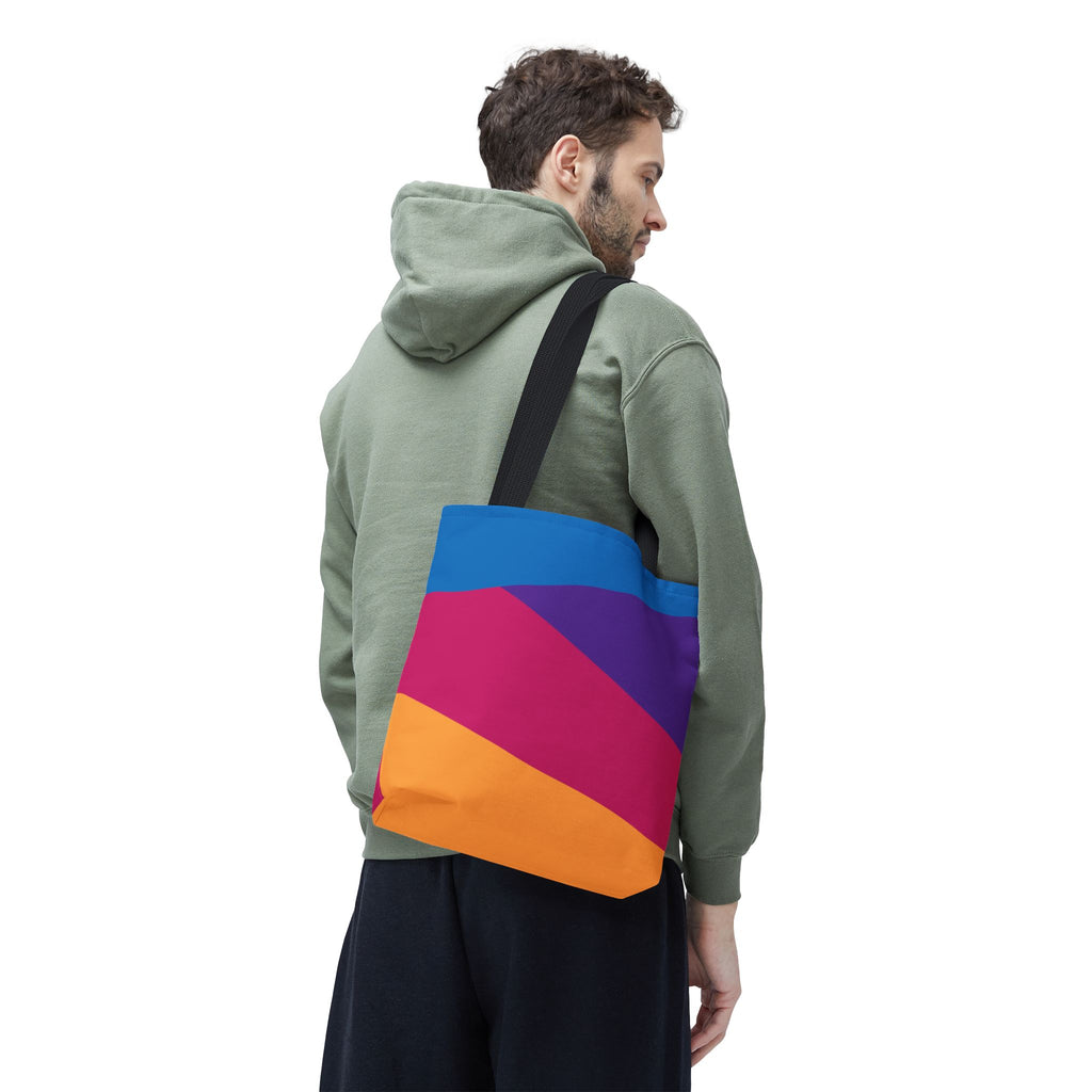 Colorblock Tote Bag