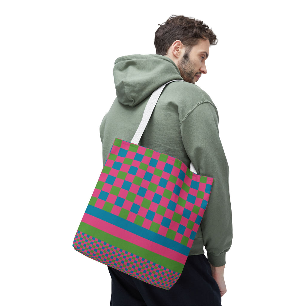 Colorblock Tote Bag