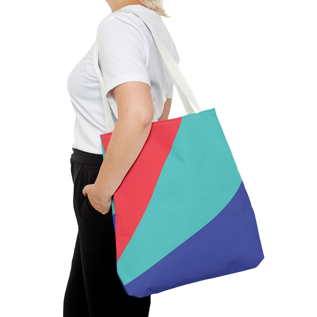 Colorblock Tote Bag
