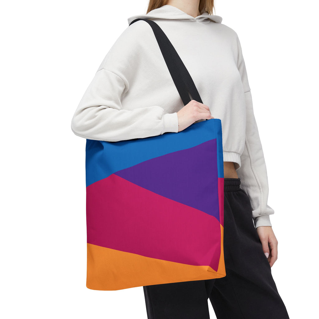 Colorblock Tote Bag