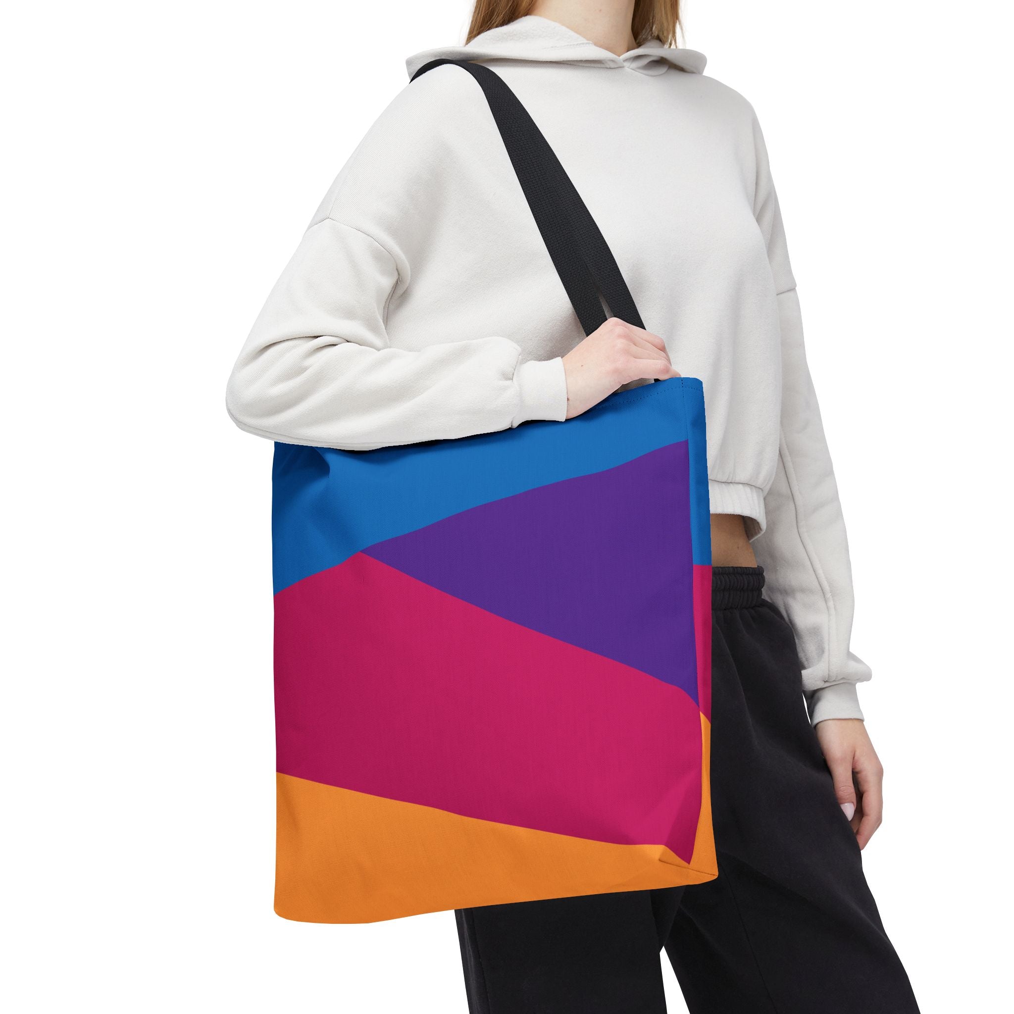 Colorblock Tote Bag