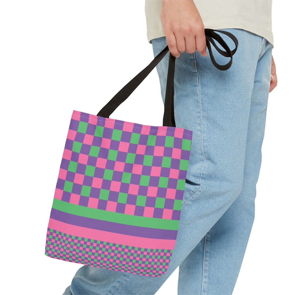 Colorblock Tote Bag