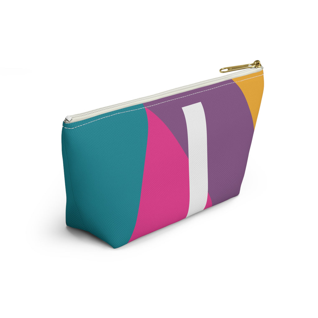 Colorblock Accessory Pouch — Monogram I T-Bottom Cosmetic Bag