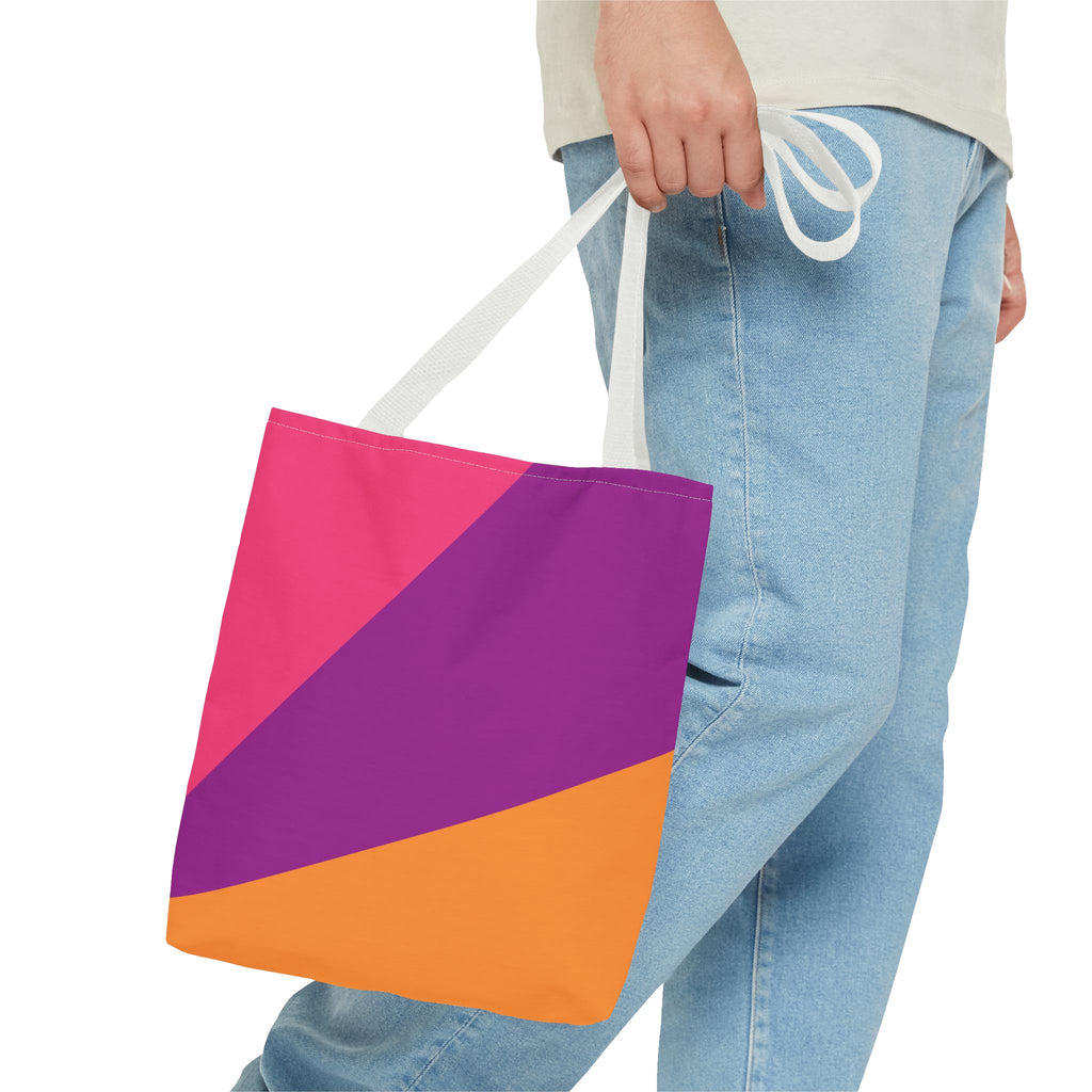 Colorblock Tote Bag