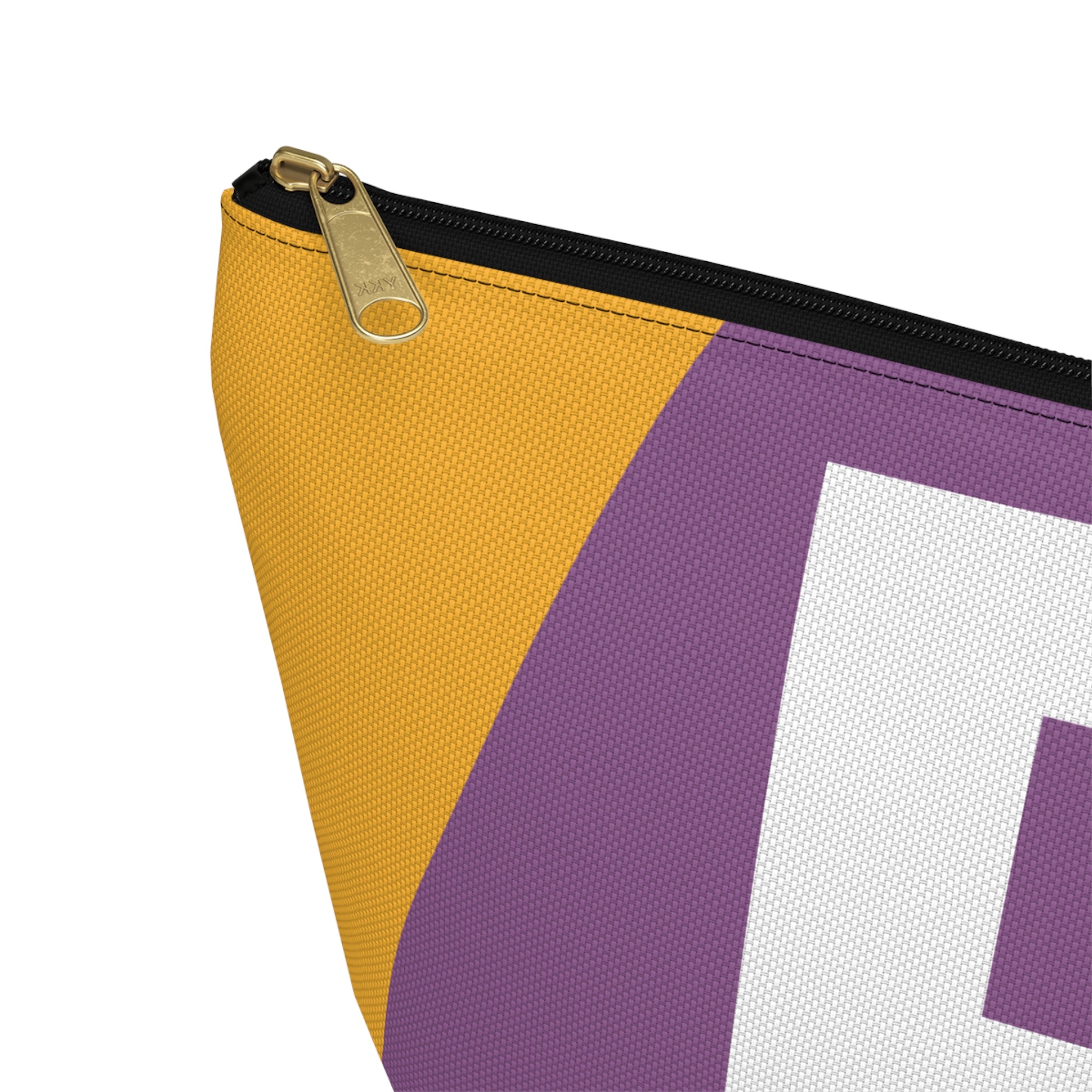 Initials Colorblock Accessory Pouch — Monogram B T-Bottom Cosmetic Bag