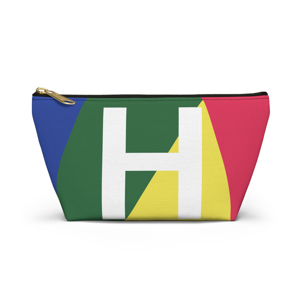 Colorblock Accessory Pouch — Monogram H T-Bottom Cosmetic Bag