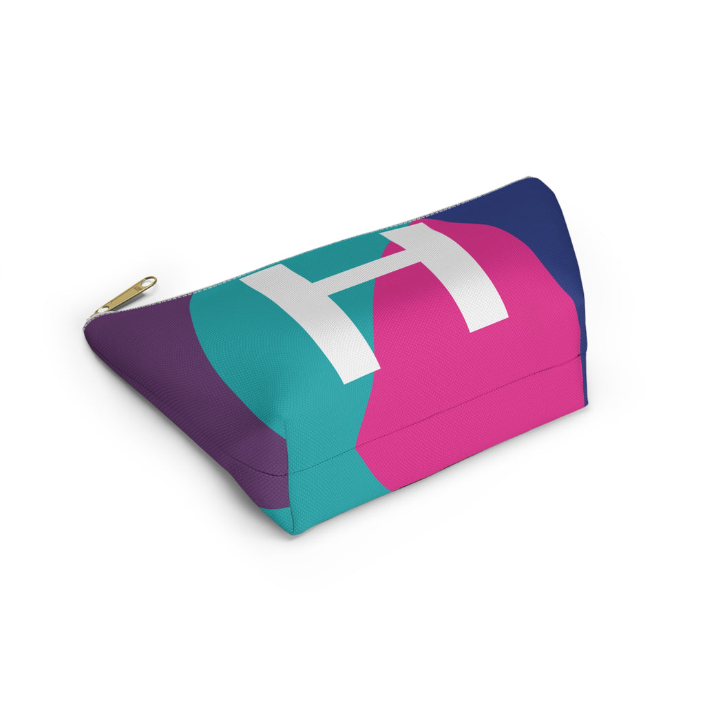 Colorblock Accessory Pouch — Monogram H T-Bottom Cosmetic Bag