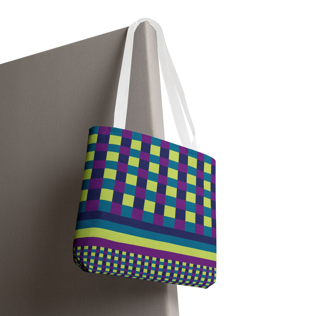 Colorblock Tote Bag