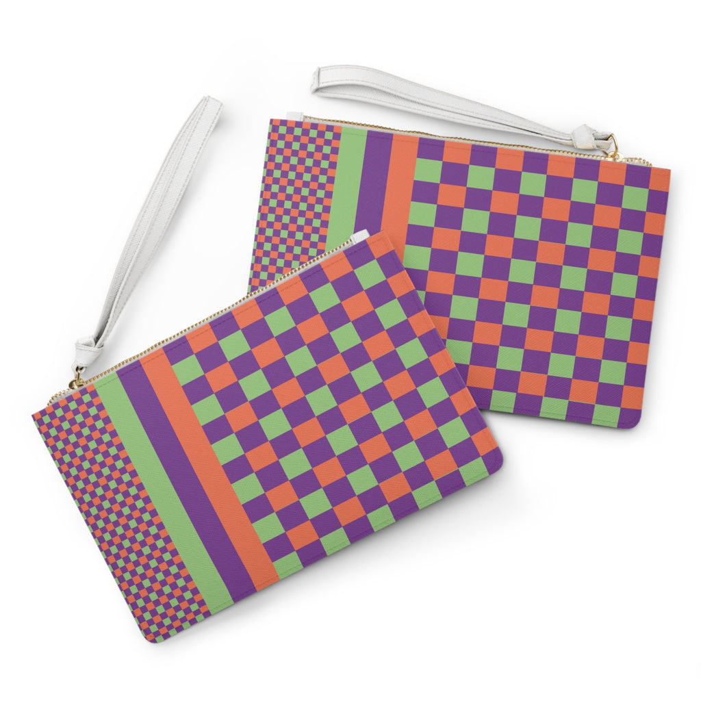 Colorblock Clutch Bag
