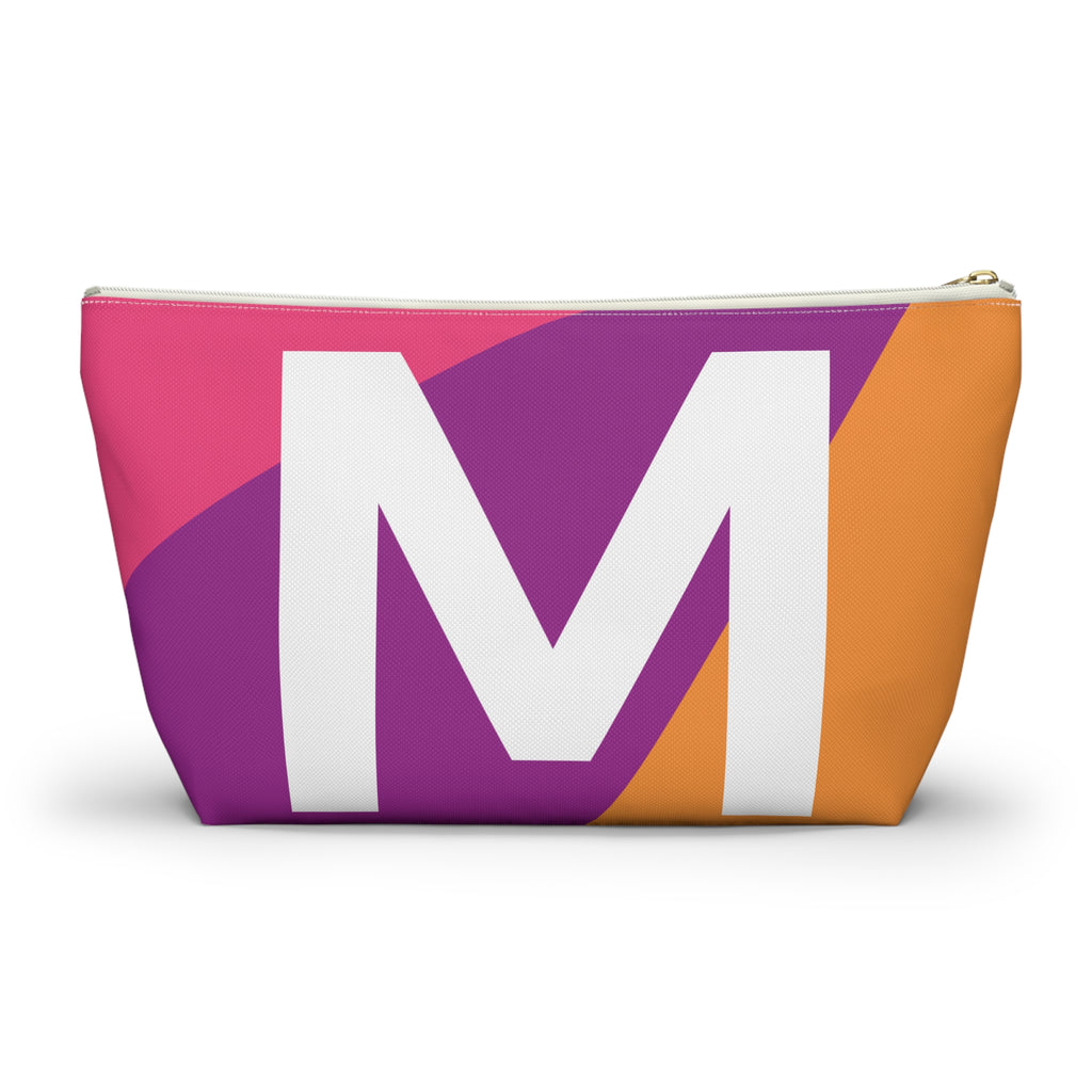 Colorblock Accessory Pouch — Monogram M T-Bottom Cosmetic Bag