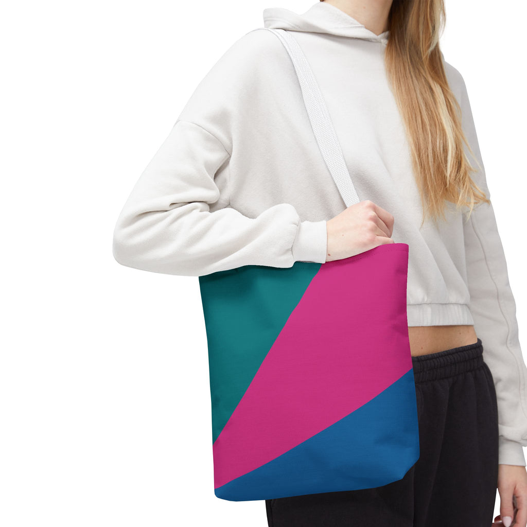 Colorblock Tote Bag
