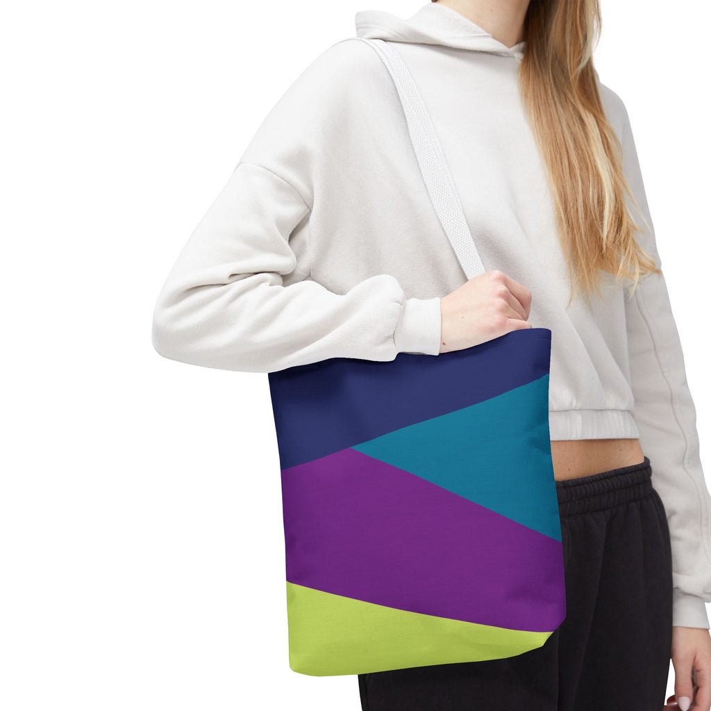 Colorblock Tote Bag