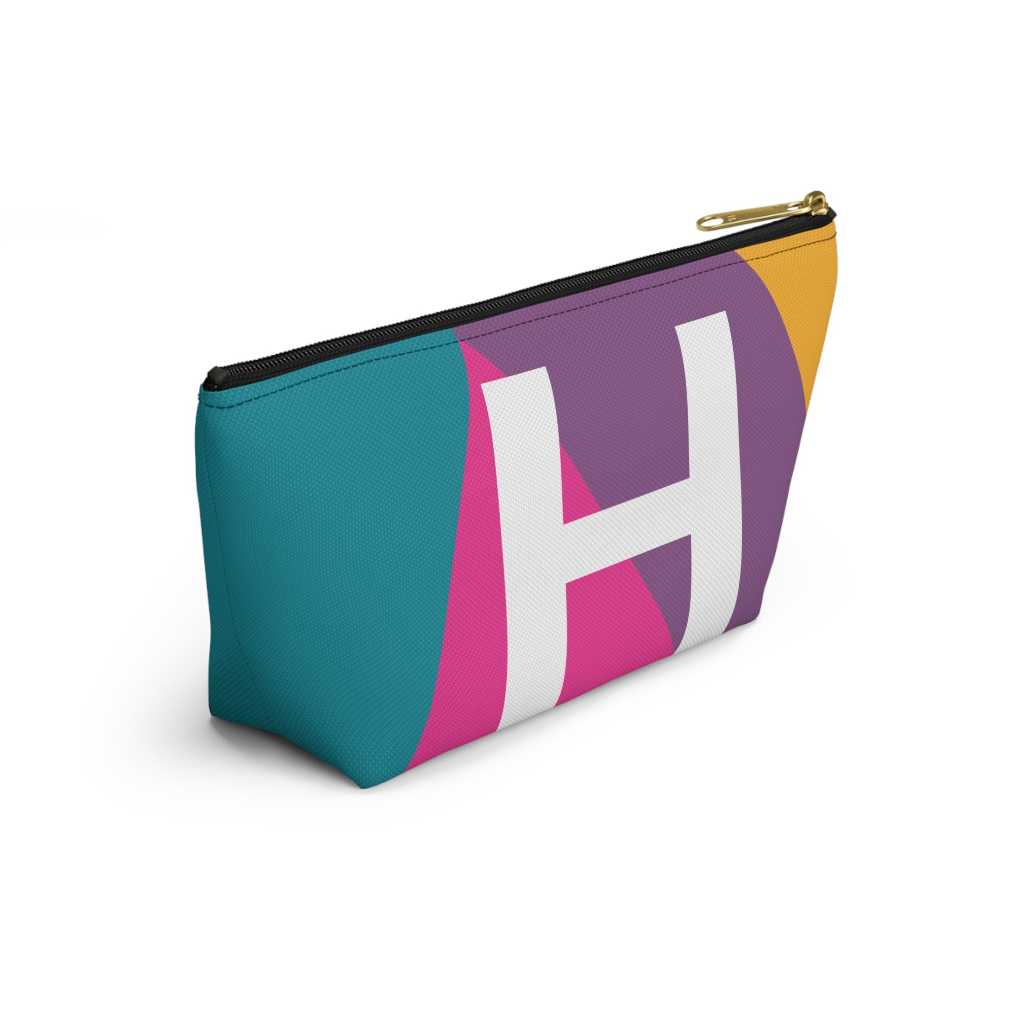 Colorblock Accessory Pouch — Monogram H T-Bottom Cosmetic Bag