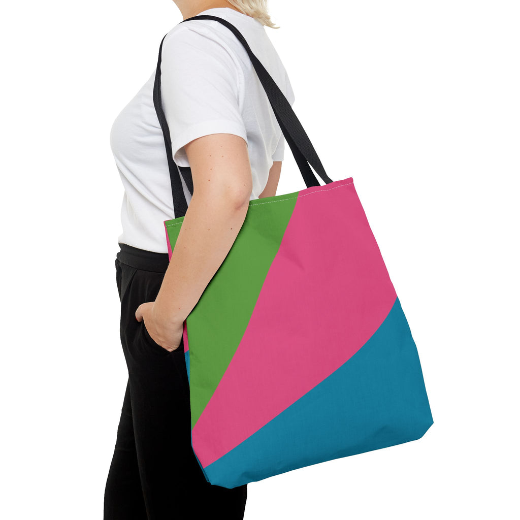 Colorblock Tote Bag