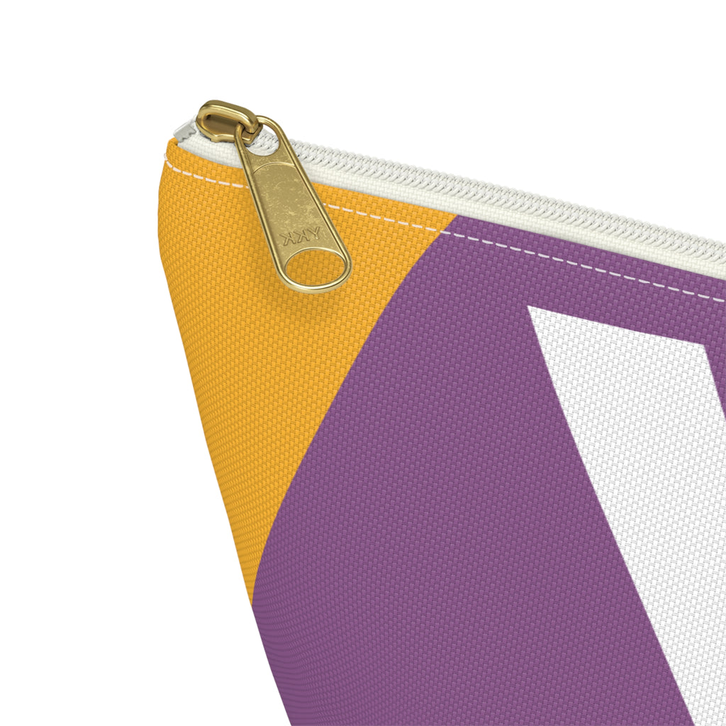 Colorblock Accessory Pouch — Monogram Y T-Bottom Cosmetic Bag