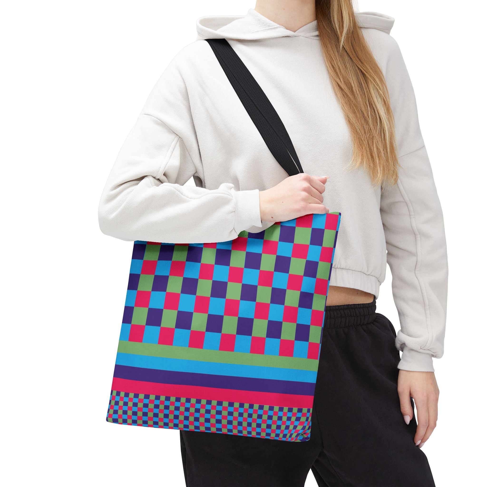 Colorblock Tote Bag