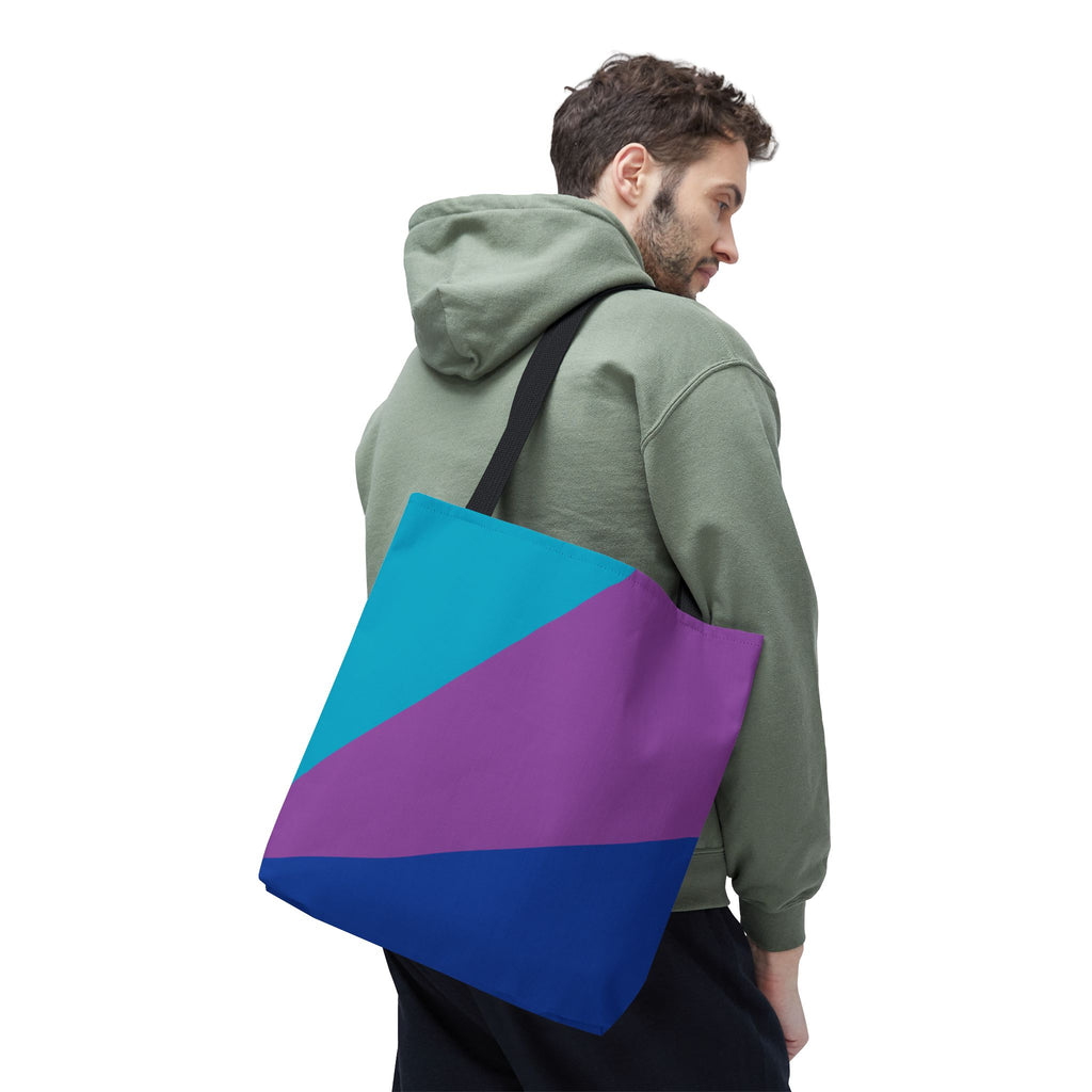 Colorblock Tote Bag