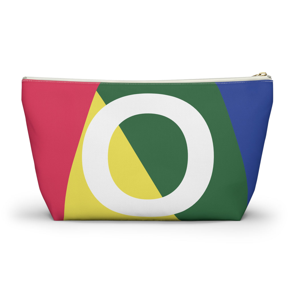 Colorblock Accessory Pouch — Monogram O T-Bottom Cosmetic Bag
