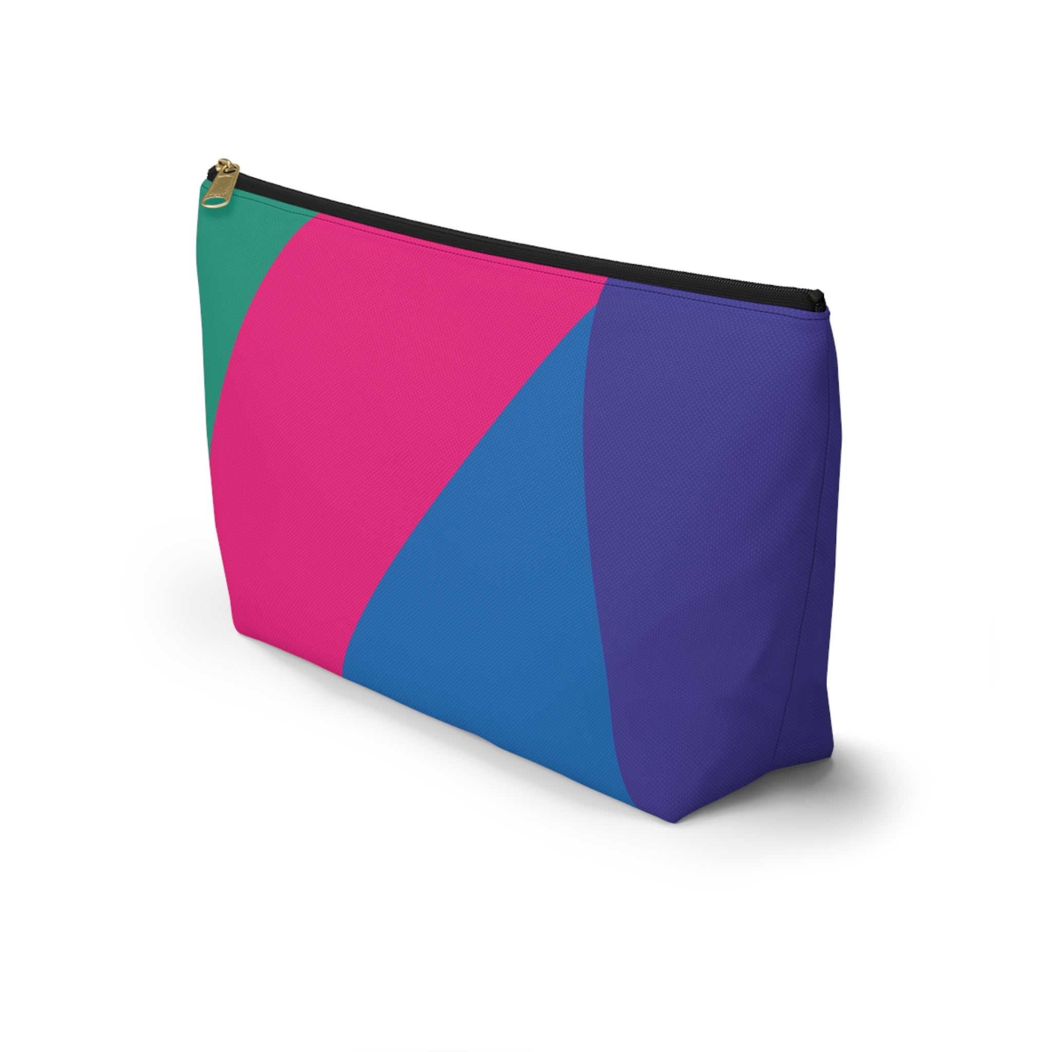 Colorblock Accessory Pouch