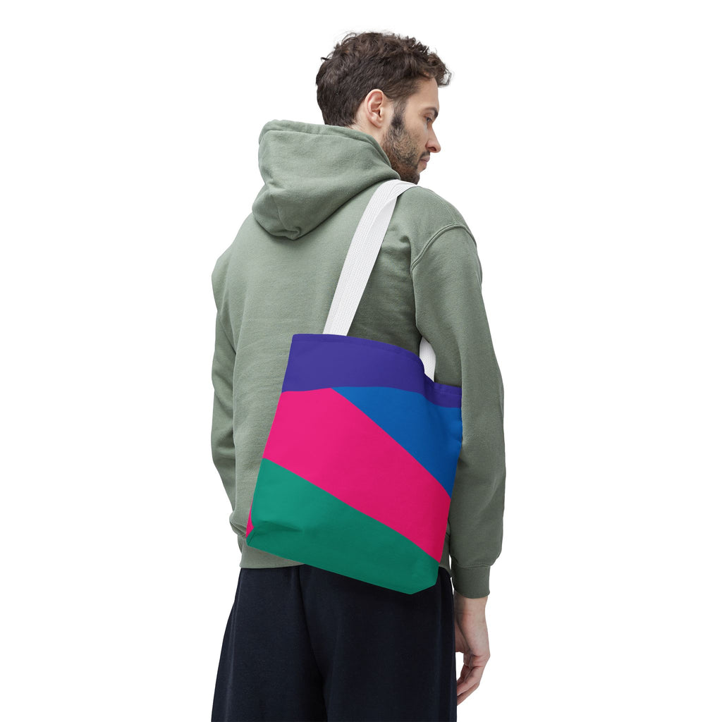 Colorblock Tote Bag