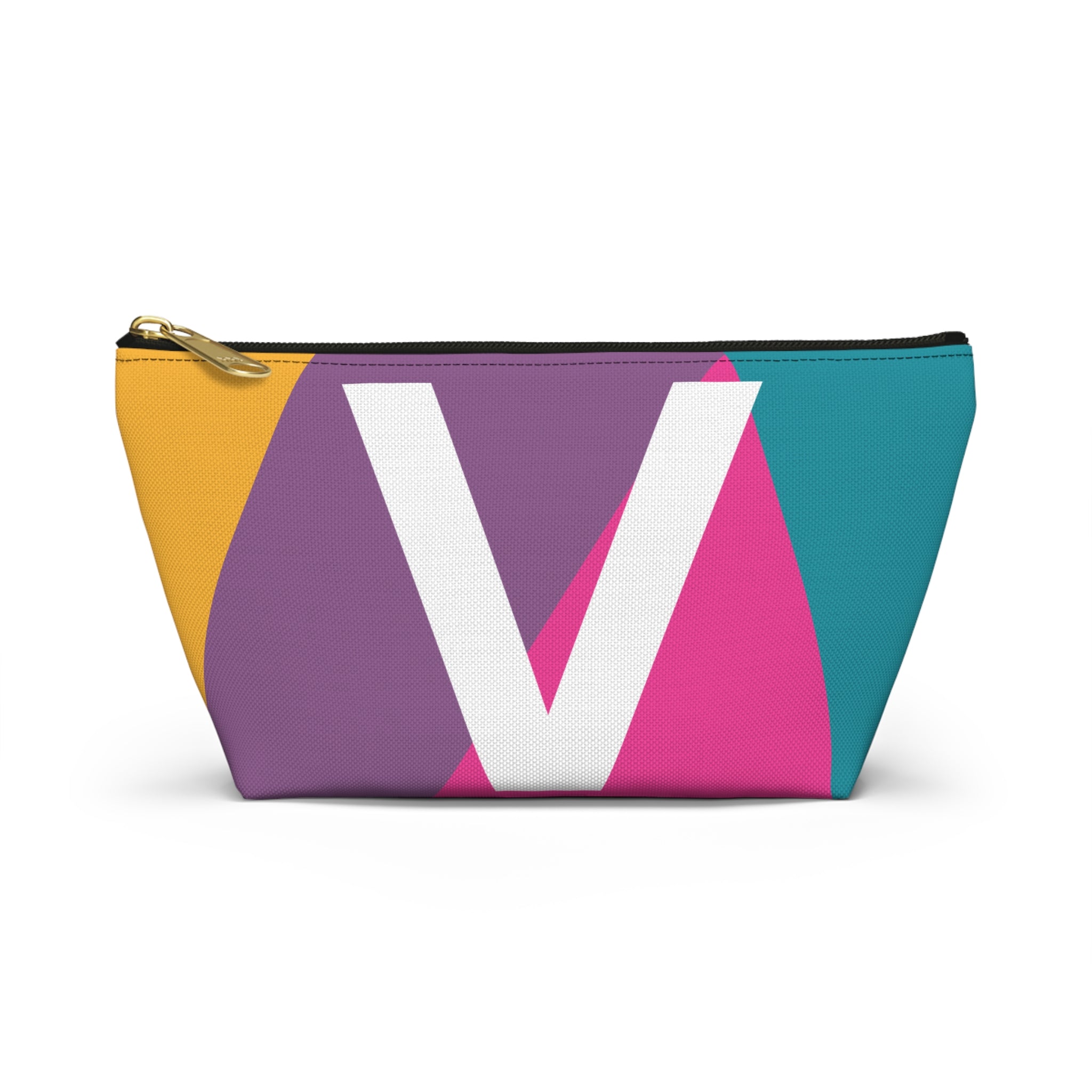 Colorblock Accessory Pouch — Monogram V T-Bottom Cosmetic Bag
