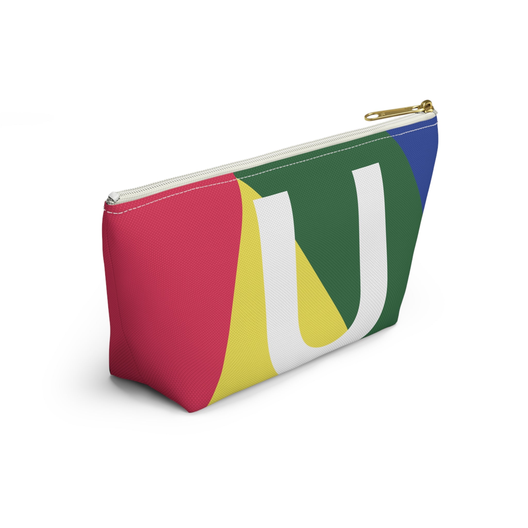 Colorblock Accessory Pouch — Monogram U T-Bottom Cosmetic Bag
