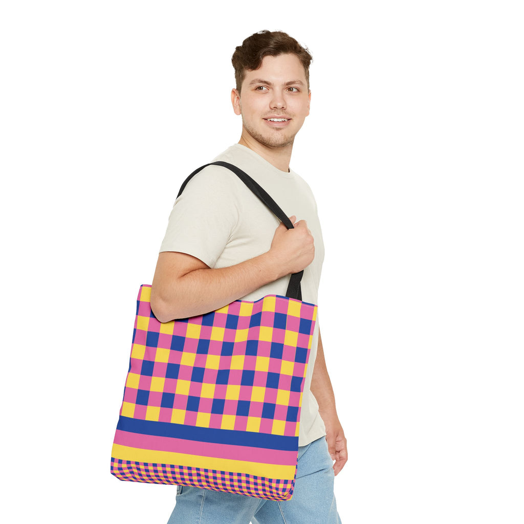 Colorblock Tote Bag