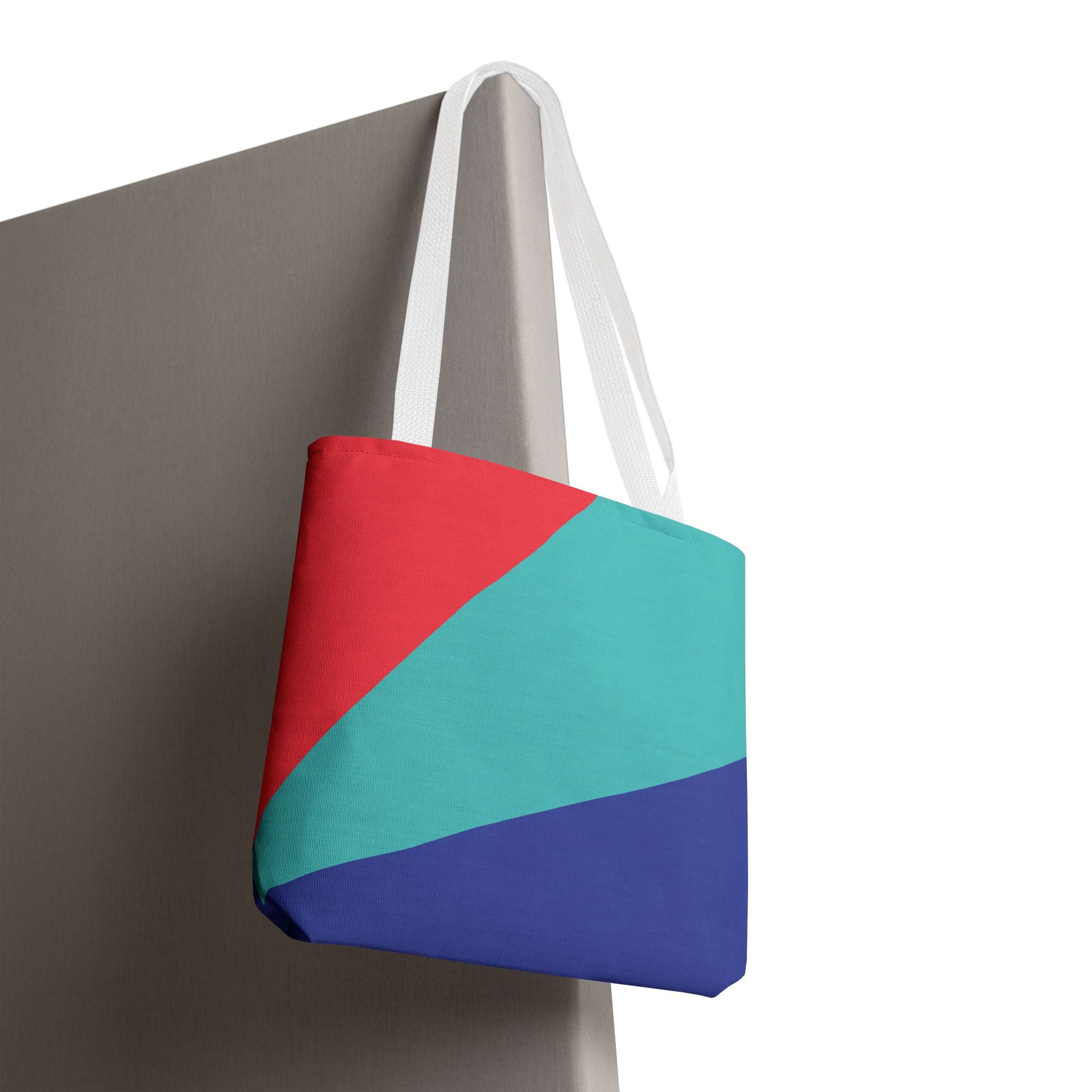 Colorblock Tote Bag