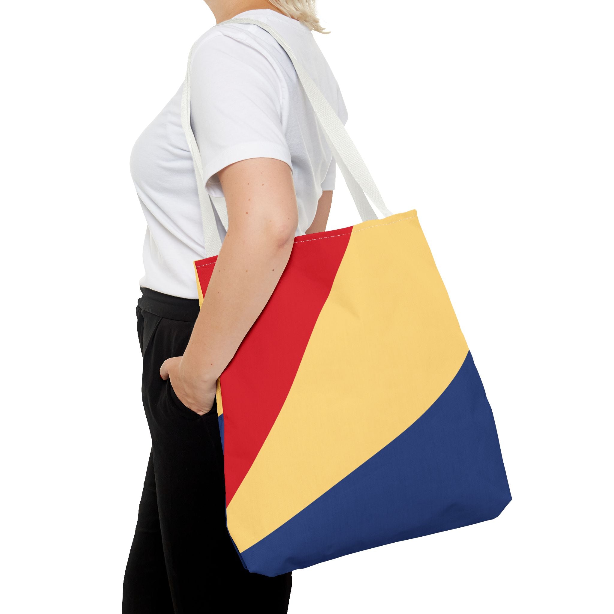 Colorblock Tote Bag